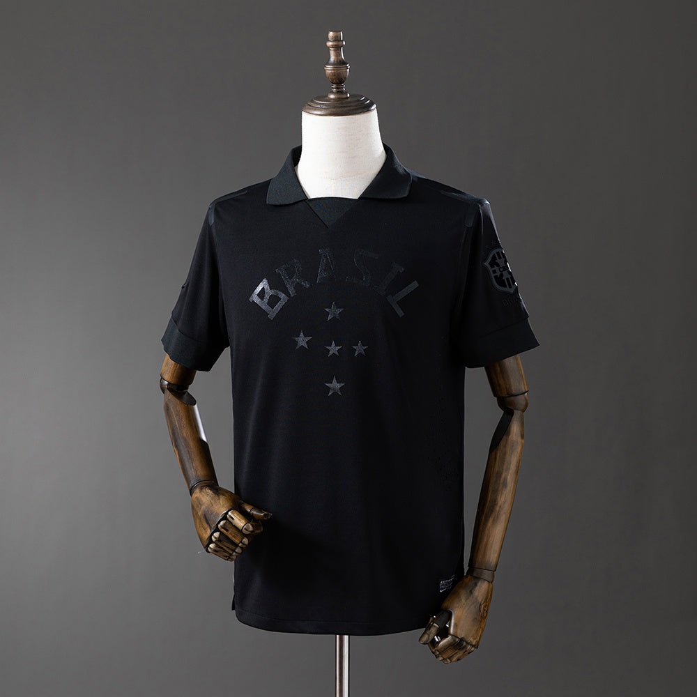 Camisa Retrô Seleção Brasil Preto 2014