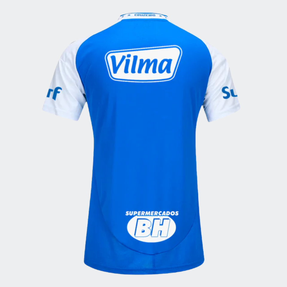 Camisa Feminina  Cruzeiro 2025/26 I Com Patrocínios