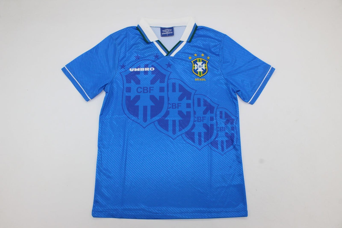 Camisa Retrô Seleção Brasil 1995 Azul