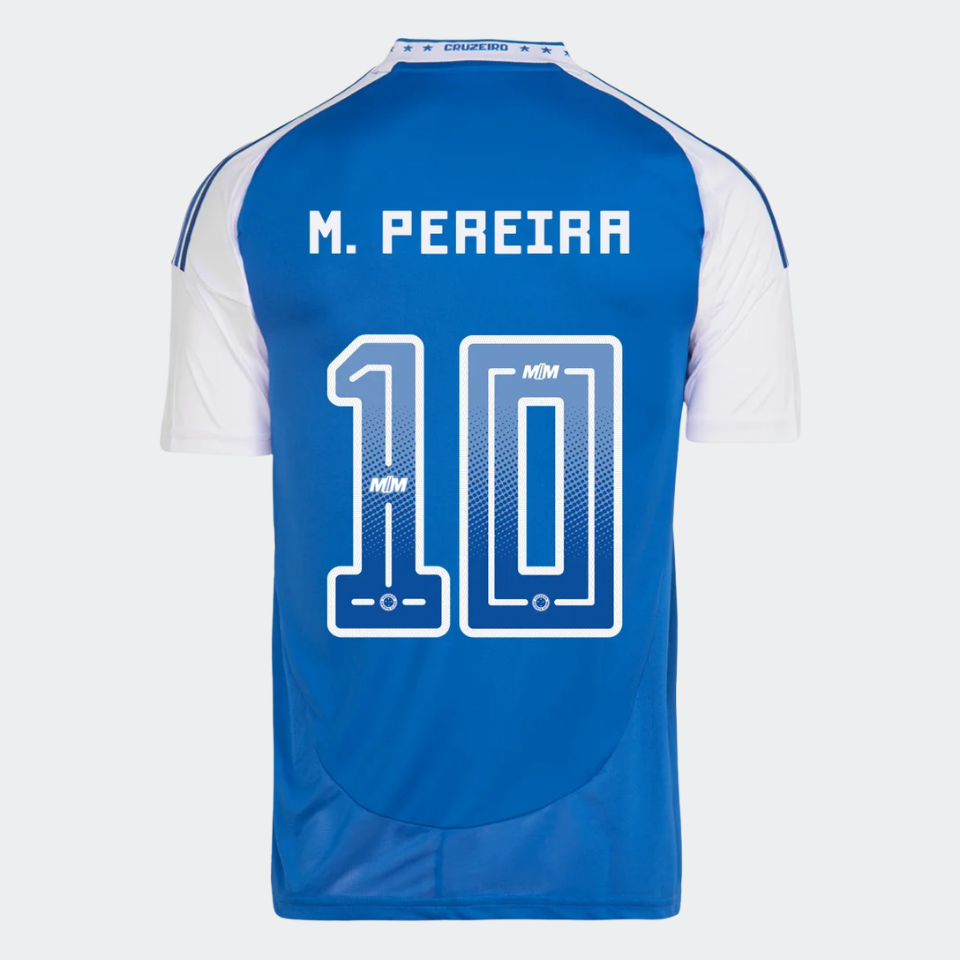 Camisa  Cruzeiro 2025/26 I - M. Pereira Nº 10