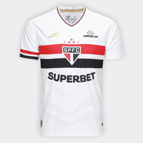 Camisa New Balance São Paulo 2025/26 I L. Gustavo N° 16