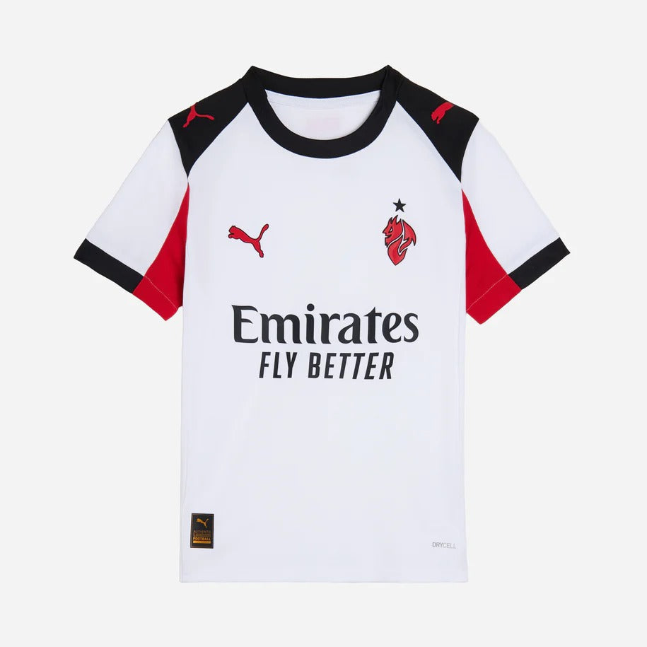 Camisa Milan 2025/26 II - Vista Frontal/Detalhes