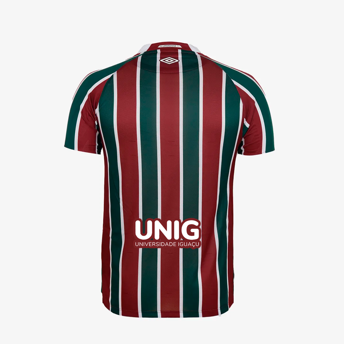 Camisa Umbro Fluminense 2025/26 I Com Patrocinios - Vista Frontal/Detalhes