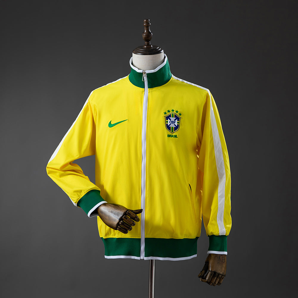 Jaqueta Corta-Vento Brasil 2010/11 Amarelo
