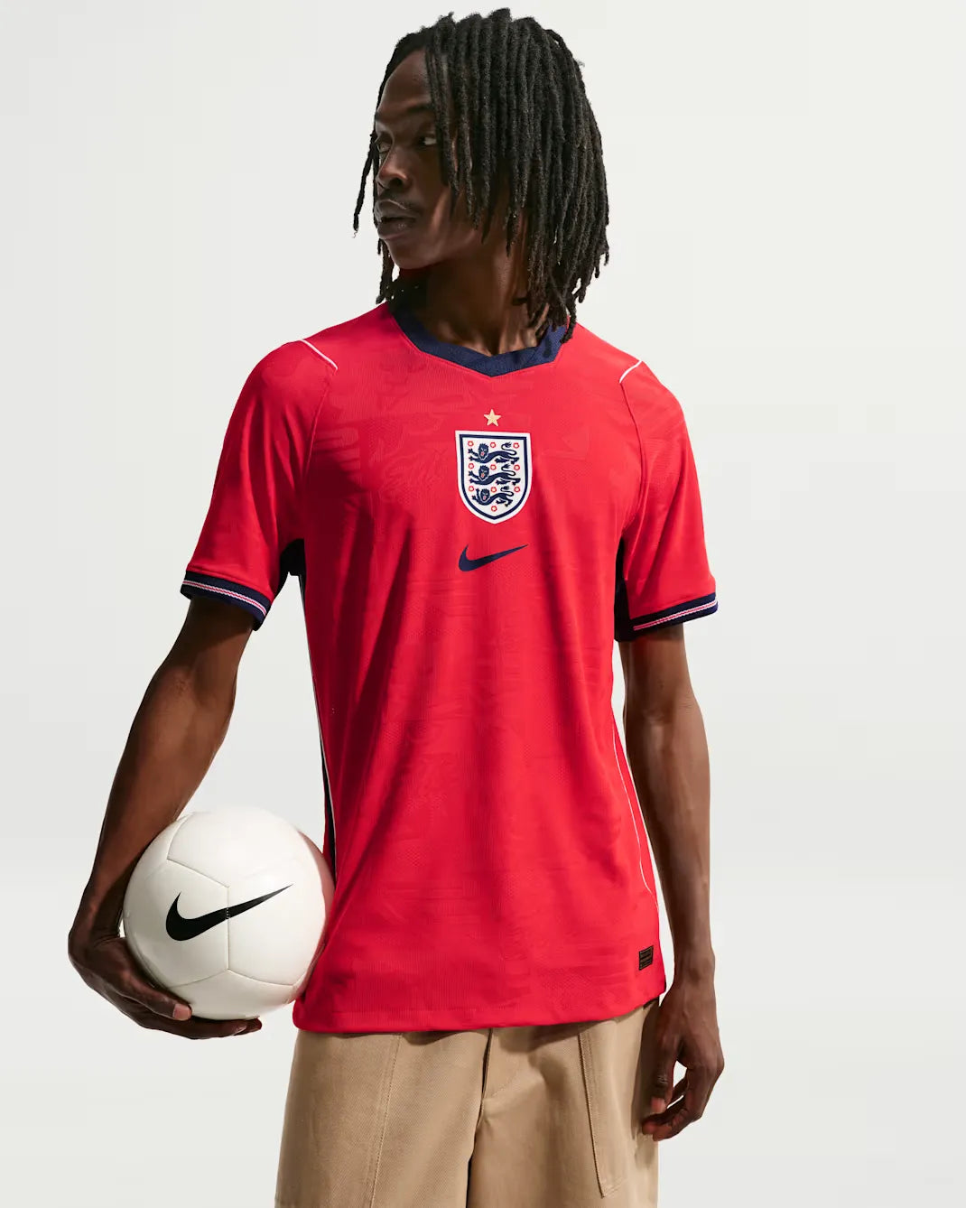 Camisa Inglaterra Versão Jogador Copa do Mundo 2026 Away