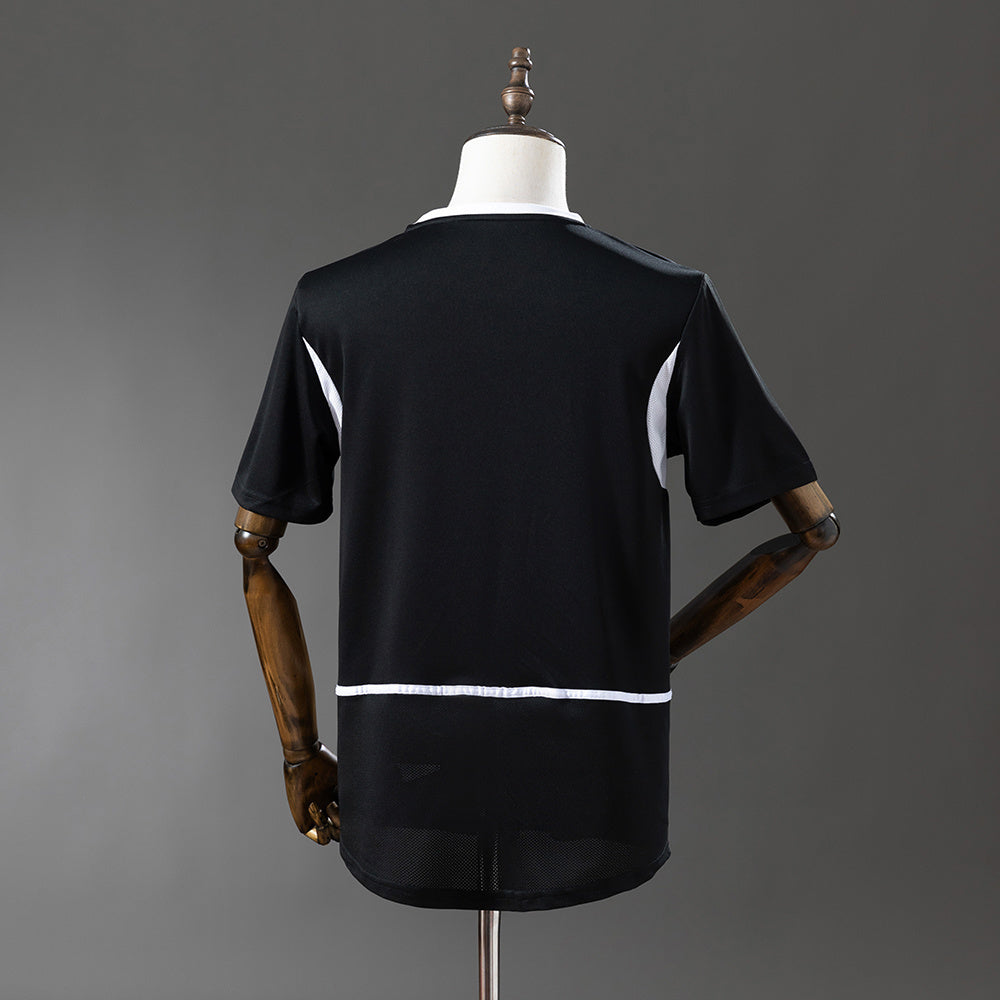 Camisa Retrô Seleção Brasil Goleiro 2002 - Vista Frontal/Detalhes