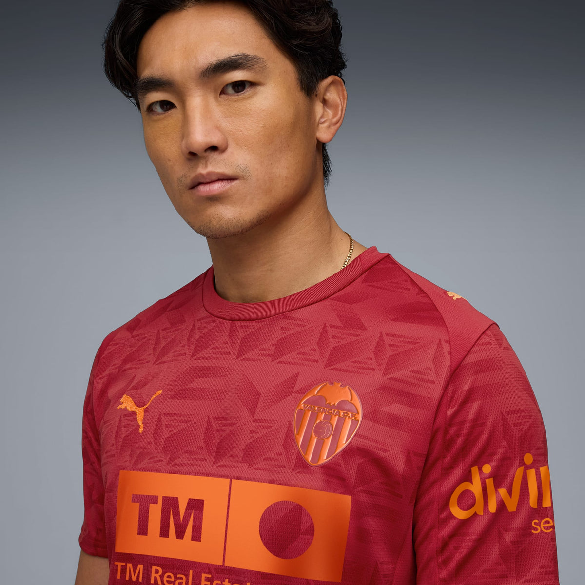 Camisa  Valencia 2025/26 II Torcedor - Vista Frontal/Detalhes